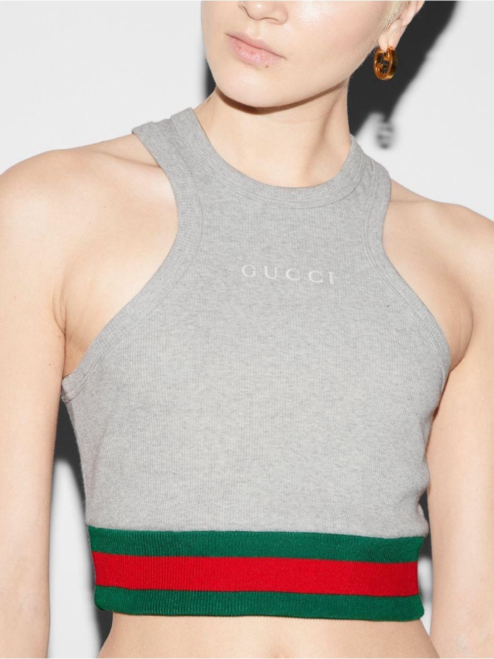 NWT Gucci Cotton Rib Tank